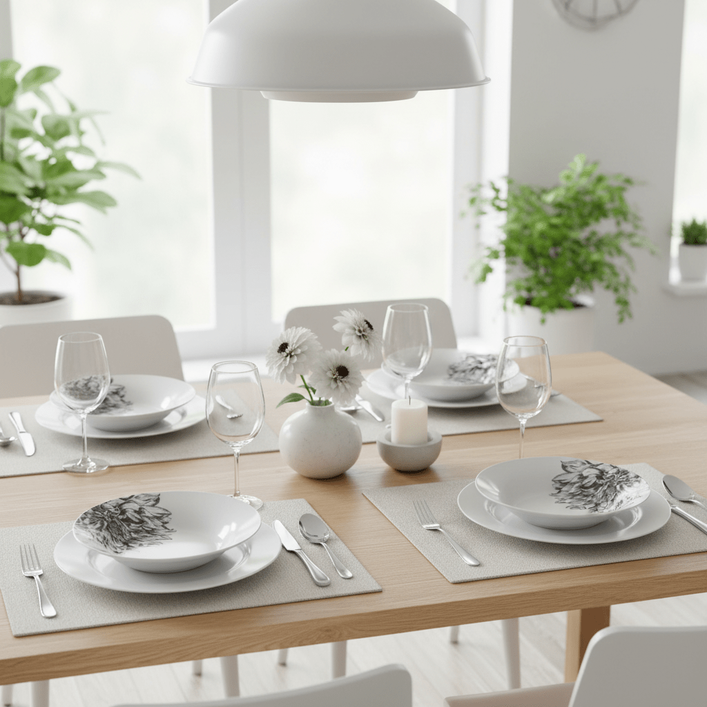 Avie Botanic 12 Piece Dinner Set