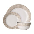 Avie Casablanca 12 Piece Natural Dinner Set Mob