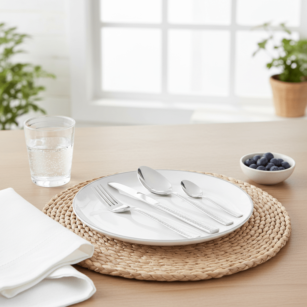 Avie Casablanca 16Pc Stainless Steel Cutlery Set