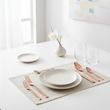 Avie Lustra 16 Piece Rose Gold Cutlery Set
