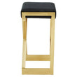 Azalea Black And Gold Finish Bar Stool