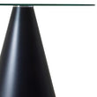 Azalea Black Conical Base Dining Table