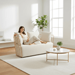 Azalea Two Seat Natural Fabric Sofa