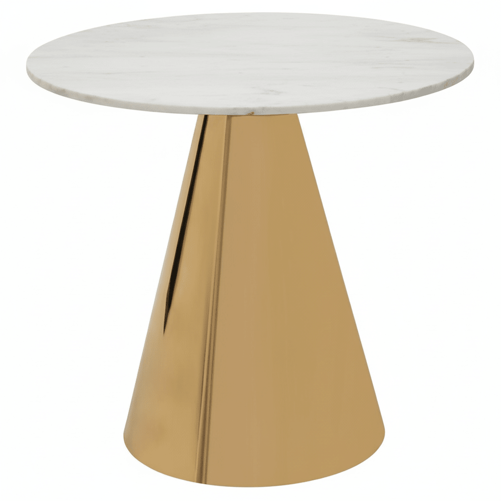 Azalea White Marble Top Dining Table