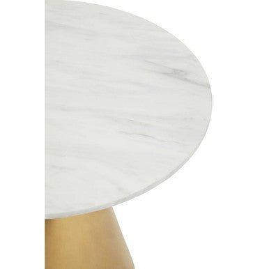 Azalea White Marble Top Dining Table
