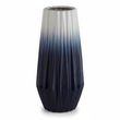 Azul Large Ombre Vase In Blue