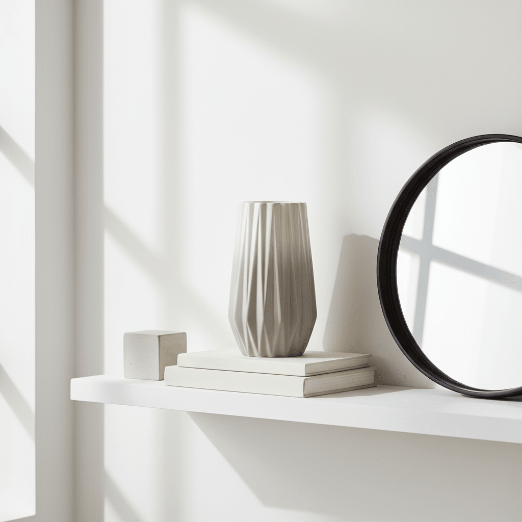 Azul Small Grey and White Ceramic Vase