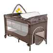 baby plus Play - Sleep Travel Cot - Grey