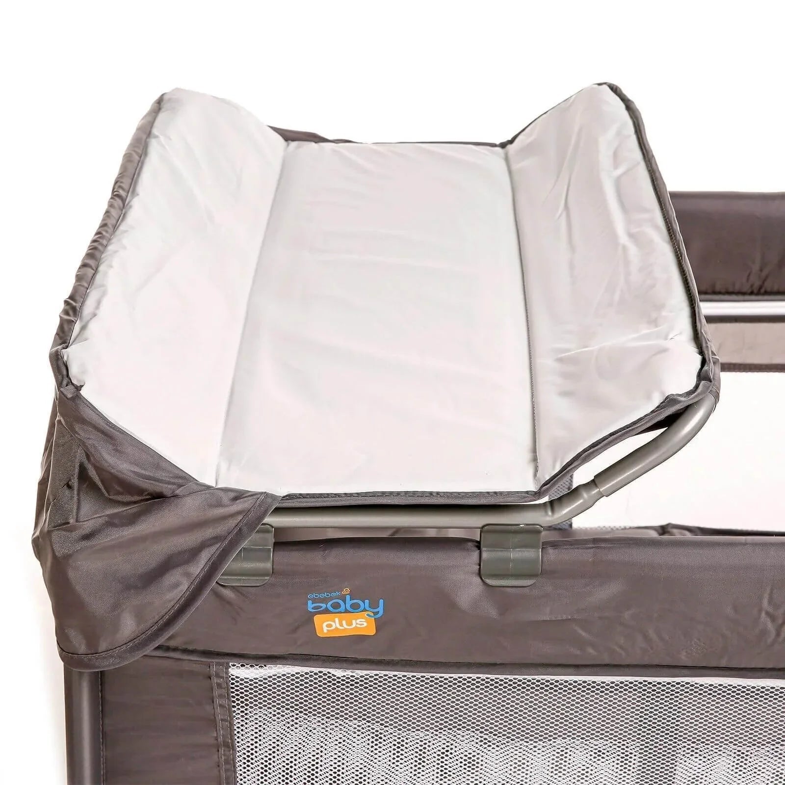 baby plus Play - Sleep Travel Cot - Grey