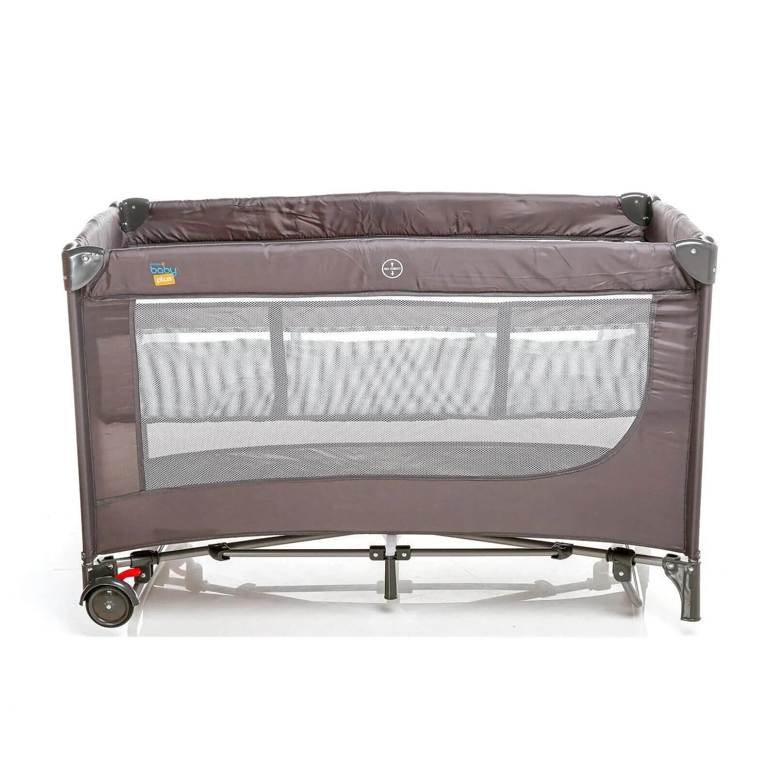 baby plus Play - Sleep Travel Cot - Grey