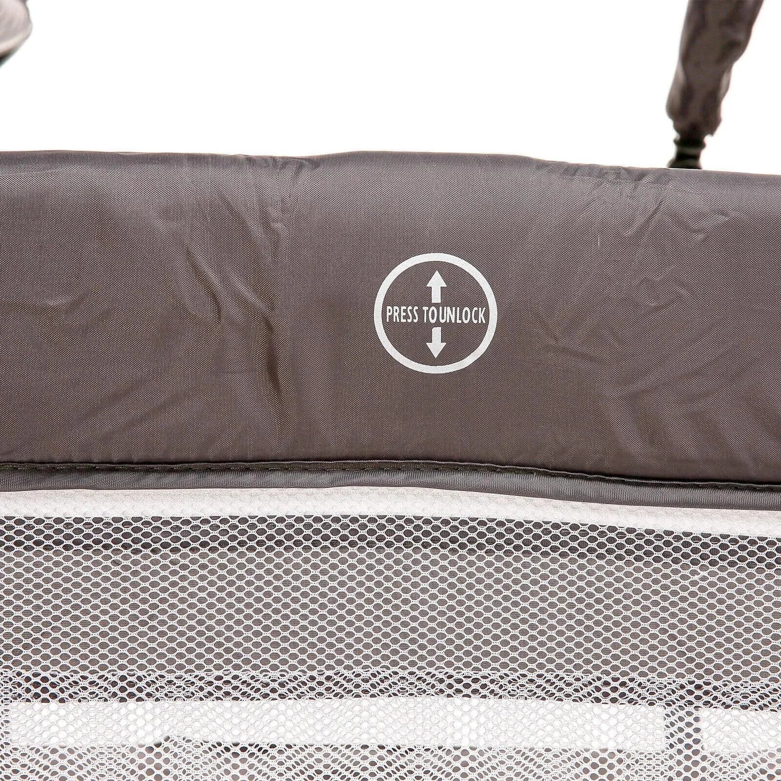 baby plus Play - Sleep Travel Cot - Grey