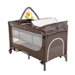 baby plus Play - Sleep Travel Cot - Grey