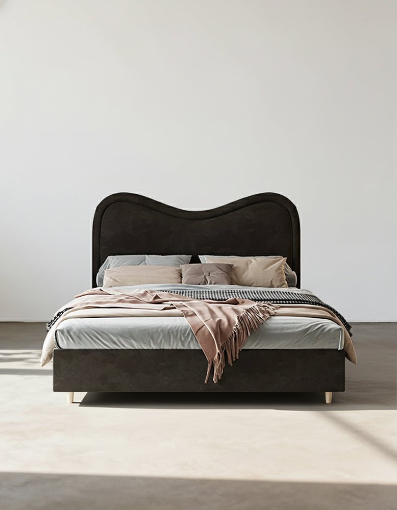 Baeyer King Size / Super King Size Bed, Velvet