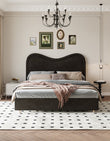 Baeyer King Size / Super King Size Bed, Velvet