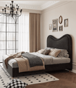 Baeyer King Size / Super King Size Bed, Velvet