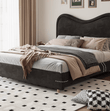 Baeyer King Size / Super King Size Bed, Velvet