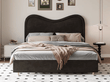 Baeyer King Size / Super King Size Bed, Velvet