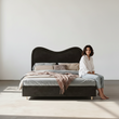 Baeyer King Size / Super King Size Bed, Velvet