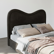Baeyer King Size / Super King Size Bed, Velvet