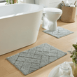 Bali Bath Mat & Pedestal Set Luxurious Super Absorbent Extra - Soft Cotton Mats for Bathroom Comfort and Style in Multiple Colours
