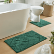 Bali Bath Mat & Pedestal Set Luxurious Super Absorbent Extra - Soft Cotton Mats for Bathroom Comfort and Style in Multiple Colours