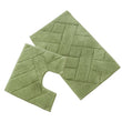 Bali Bath Mat & Pedestal Set Luxurious Super Absorbent Extra - Soft Cotton Mats for Bathroom Comfort and Style in Multiple Colours