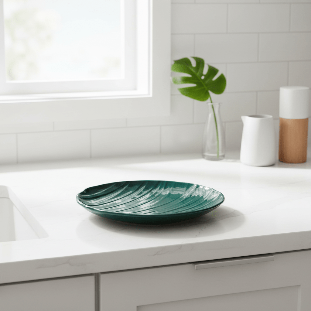 Bali Dark Green Canape Plate