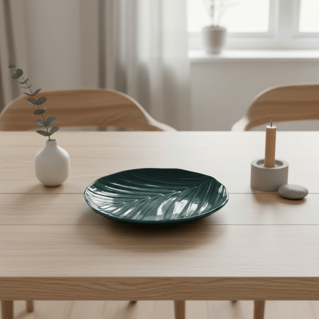 Bali Dark Green Canape Plate