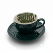 Bali Dark Green Cup And Saucer