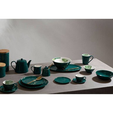 Bali Dark Green Large Salad Bowl