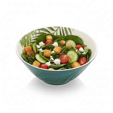 Bali Dark Green Large Salad Bowl