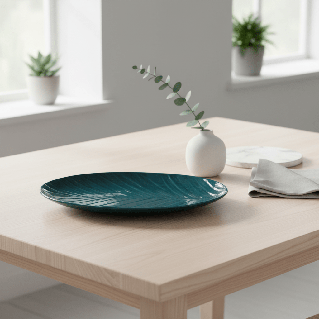 Bali Dark Green Serving Plate
