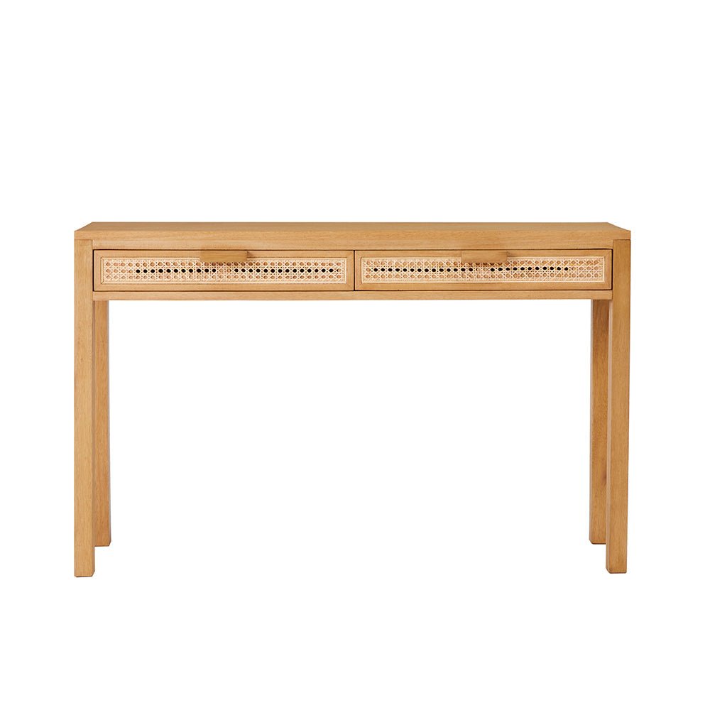 Bali Rattan Dressing Table with 2 Drawers