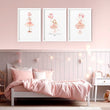 Ballerina Artwork | Set of 3 wall art prints