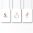 Ballerina Prints | Set of 3 wall art prints