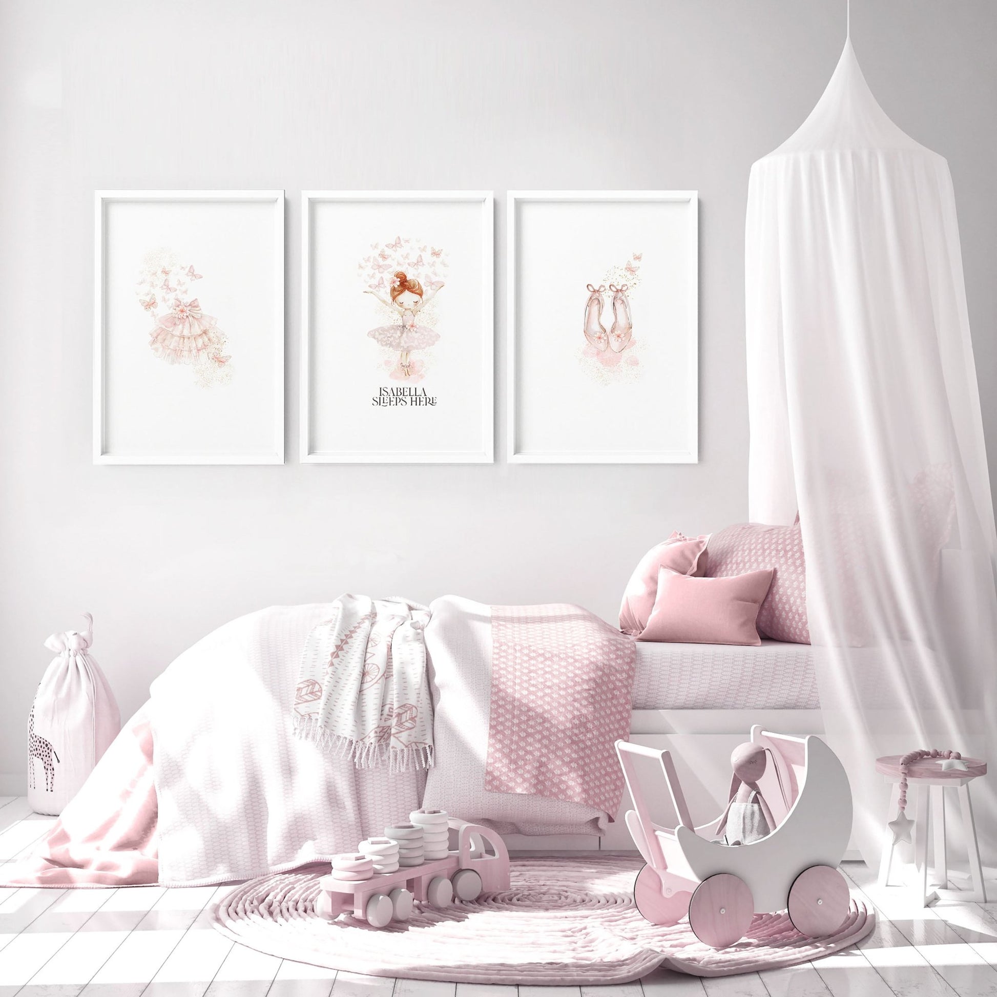 Ballet Dancer Wall Art | Set of 3 wall art prints