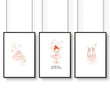 Ballet Dancer Wall Art | Set of 3 wall art prints