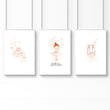 Ballet Dancer Wall Art | Set of 3 wall art prints