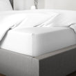 Bamboo Fitted Sheet in White (UK Standard)