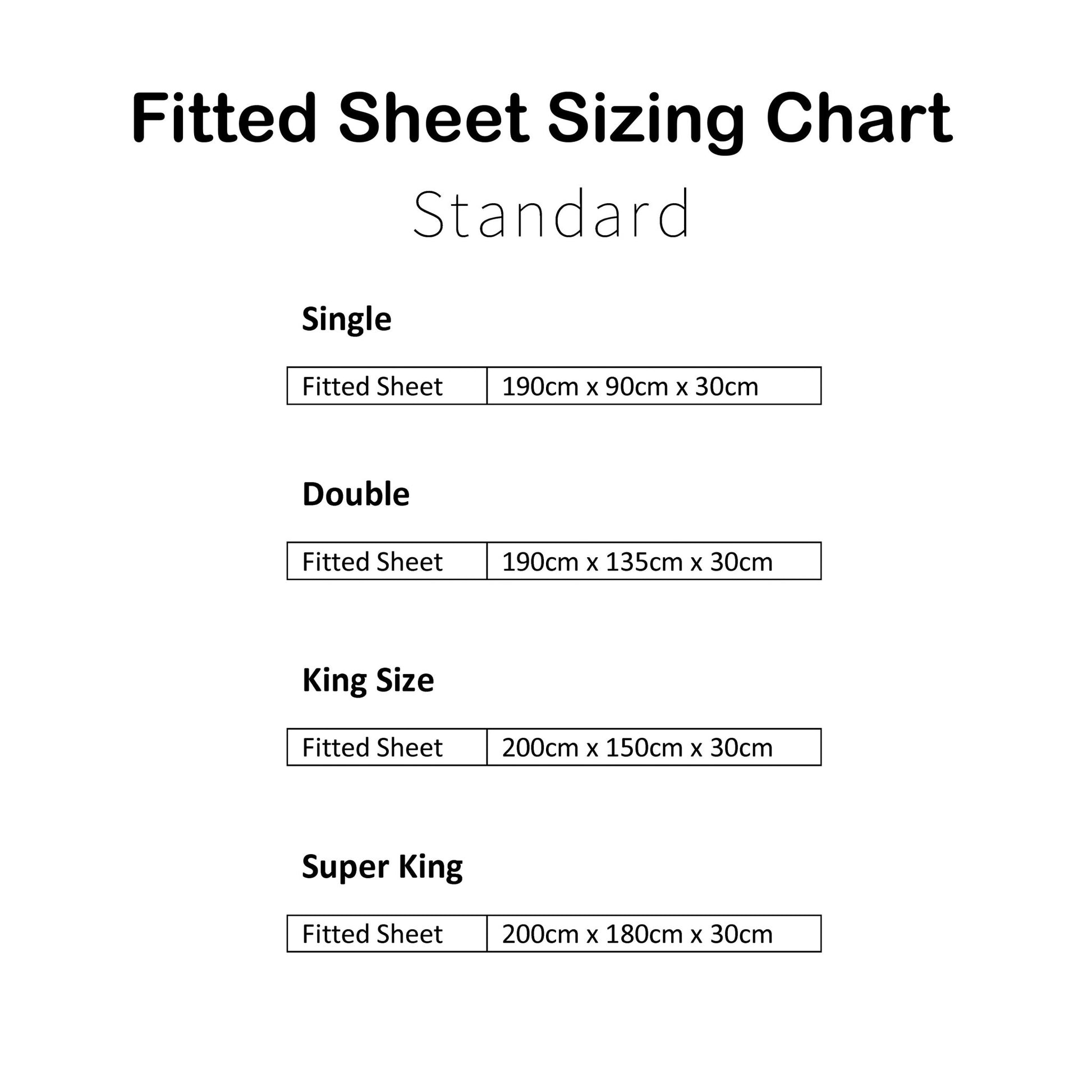 Bamboo Fitted Sheet in White (UK Standard)