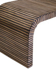 Bambusa Bamboo Inlay Curved Coffee Table