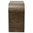 Bambusa Bamboo Inlay Curved Console Table