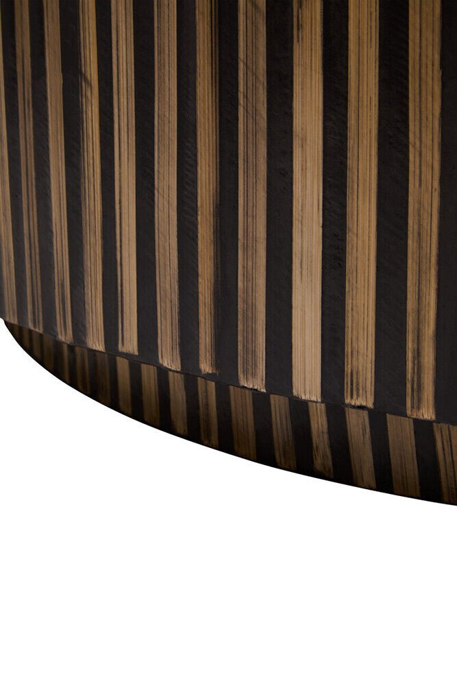 Bambusa Bamboo Inlay Round Coffee Table