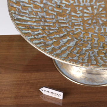 Barati Gold Decorative Bowl on Stand Antiqued