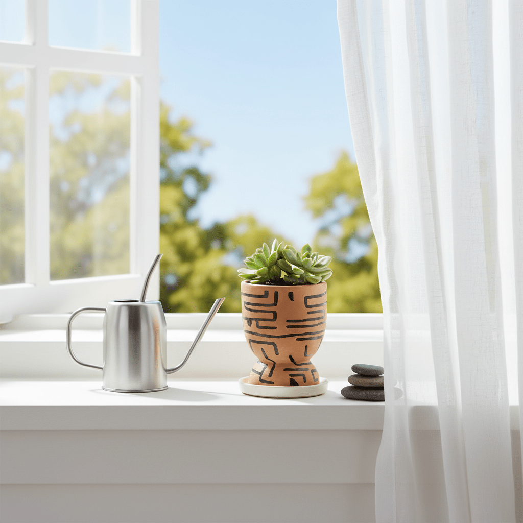 Barren Earthenware Planter