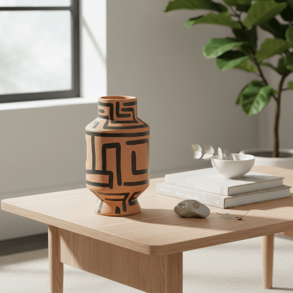 Barren Earthenware Vase