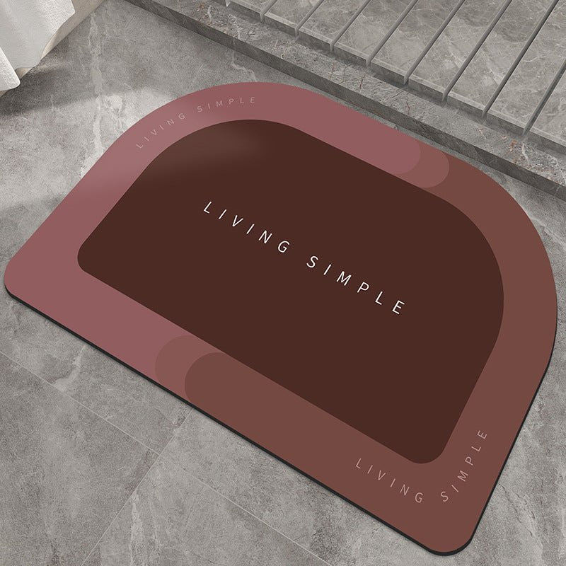Bath Mat Entrance Door Mat Super Absorbent Bathroom Mats Quick Drying Bathroom Carpet Modern Simple Non - Slip Floor Mats Home