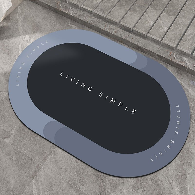 Bath Mat Entrance Door Mat Super Absorbent Bathroom Mats Quick Drying Bathroom Carpet Modern Simple Non - Slip Floor Mats Home