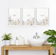 Bathroom Art | Set of 3 wall art prints