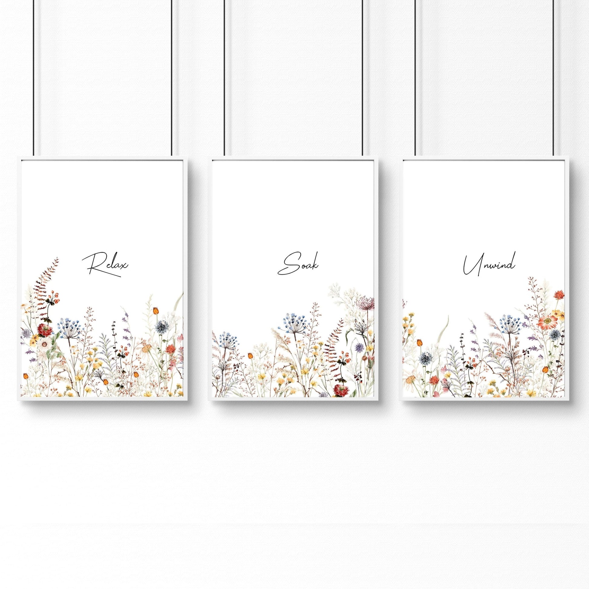 Bathroom Art | Set of 3 wall art prints